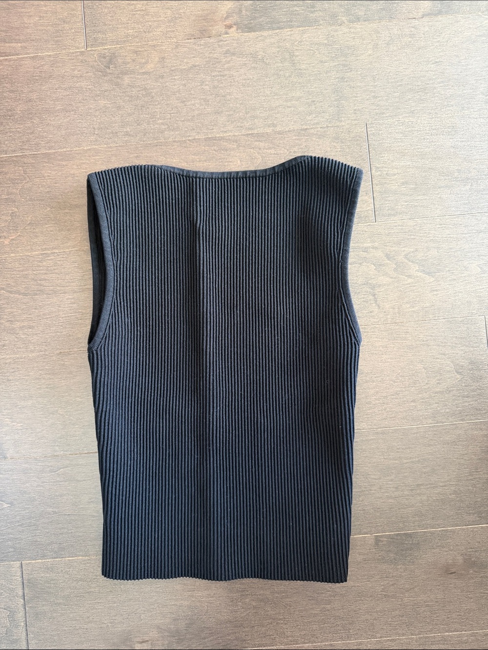 Aritzia Open Back Top - Black
